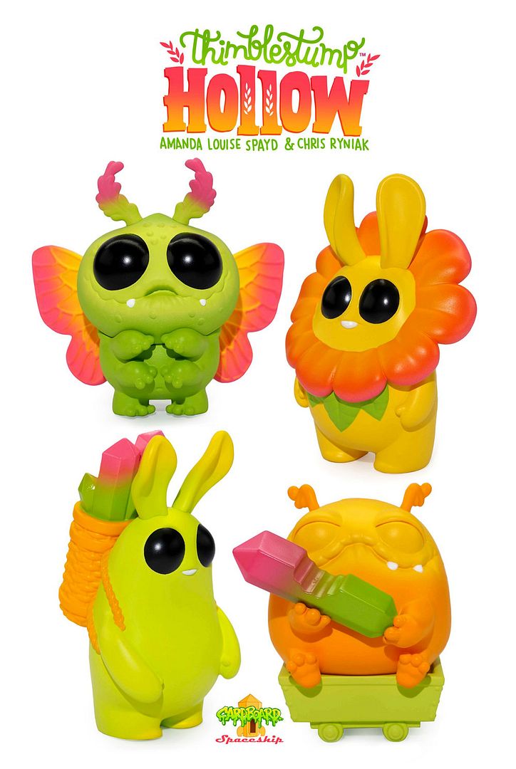 Thimblestump Hollow Series 2 SDCC 2018 exclusives from Chris Ryniak & Amanda Louise Spayd
